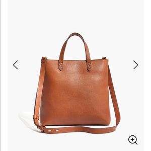 Madewell The Zip-Top Transport Crossbody Tote Bag